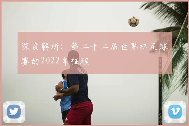 深度解析：第二十二届世界杯足球赛的2022年征程