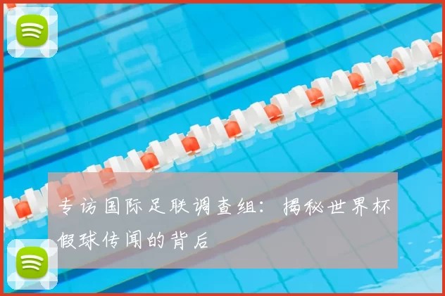 专访国际足联调查组：揭秘世界杯假球传闻的背后